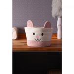 Cesta-Cat-22cm-x-22cm-x-14cm-Branca-Rosa-Poliester-Lyor
