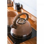 Chaleira-de-Inducao-com-Apito-3L-Granito-Chef-Bege-Aluminio-Lyor
