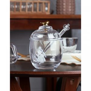 Meleira com Pegador e Tampa Golden Bird 150ml Cristal Ecológico - Wolff