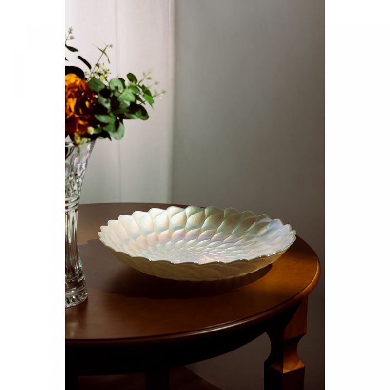 Porta-Mantimento-com-Tampa-de-Bambu-Frosted-11,1cm-x-11,1cm-x-17,5cm-Vidro-Borossilicato-Wolff