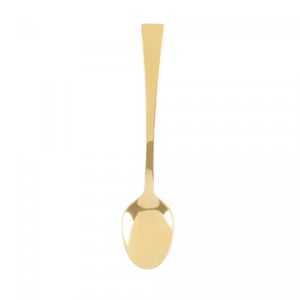 Conjunto 6 Colheres de Café de Aço Inox Berna Dourado - Wolff