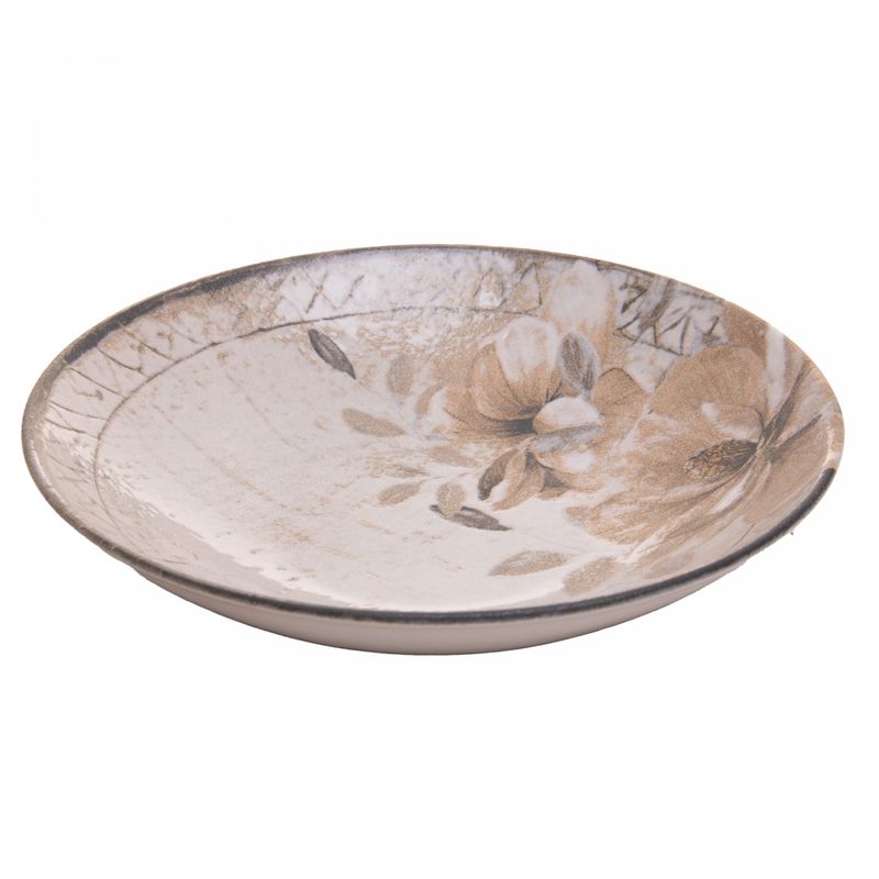 Prato-Fundo-Magnolia-215cm-Bege-Ceramica-Wolff