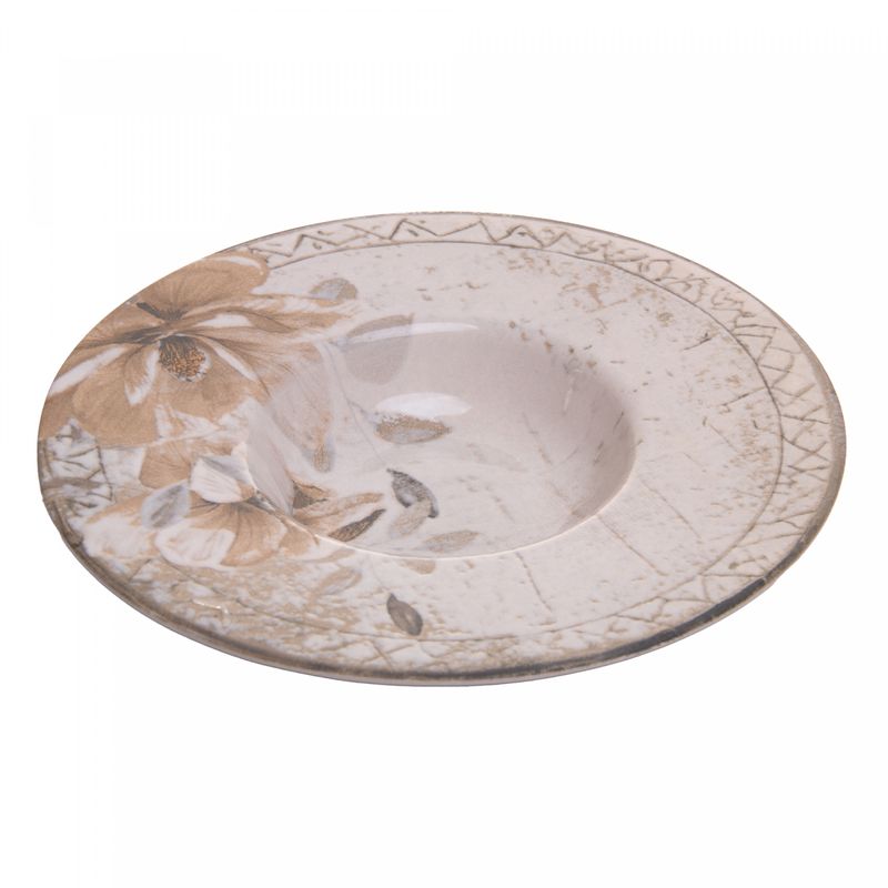 Prato-para-Risoto-Magnolia-28cm-Bege-Ceramica-Wolff