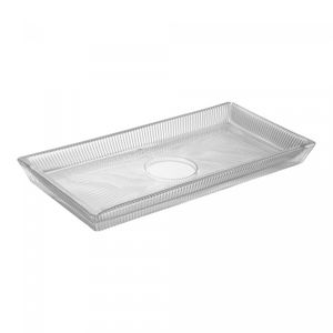 Travessa Lines 27,5cm x 14cm x 2,5cm Cristal - Wolff