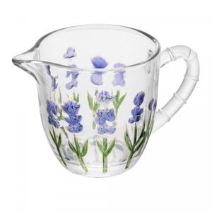 Leiteira Lavanda Hand Painting 240ml Cristal - Lyor