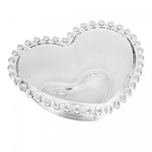 Bowl Coração Pearl 12cm x 10cm x 4cm Cristal - Wolff