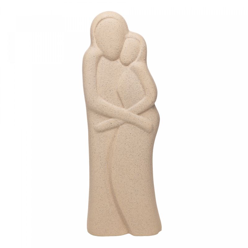 Figura-Decorativa-Abraco-do-Tempo-10cm-x-65cm-x-28cm-Bege-Ceramica-Wolff