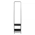 Cabideiro-Multifuncional-para-Lavanderia-com-Rodas-150cm-x-30cm-Preto-Ferro-Lyor