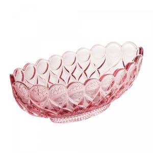 Centro de Mesa de Cristal Angel Roxo 29cm x 13cm x 11cm - Wolff