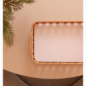 Bandeja Retangular Trançarte 24cm x 17cm x 5cm Plástico - Wolff