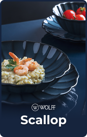 Linha Scallop - Wolff - Mesa Posta
